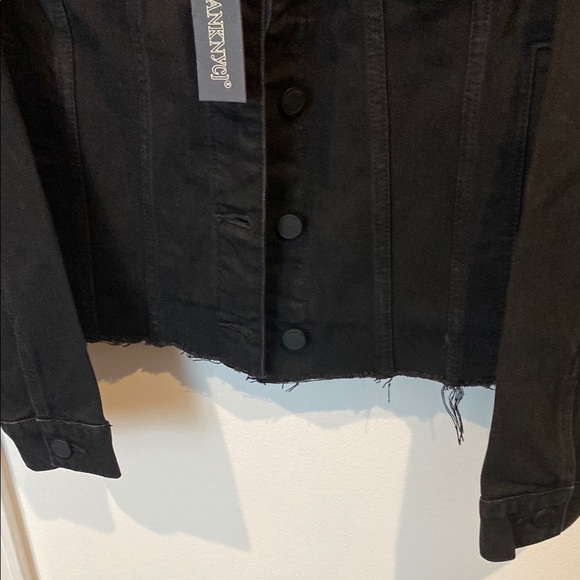 Blank NYC Black Denim Jacket - Picture 2 of 7